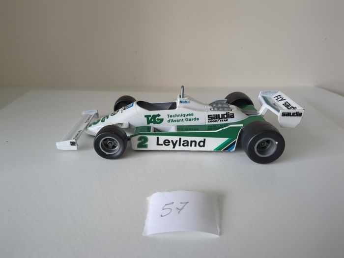 : Vintage Hot Wheels 1:25 Williams FW07B F1 - Alan Jones #2 - Made in Italy - Rare