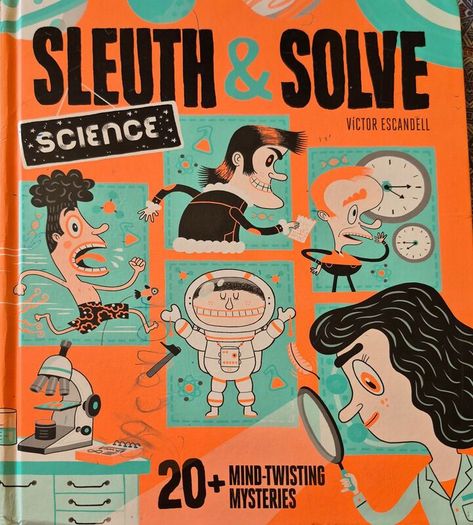 Hardbacked sleuth and solve books