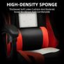 Gaming Chair Ergonomic Computer Chair Office Chair Desk Swivel Chair Adjustable Reclining Footrest Cushion Red New! Image 4