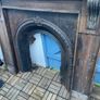 Victorian cast iron fireplace & wooden surround Image 2