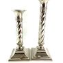 Mid century silver plated candlesticks Image 2