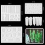 133 Pcs Resin Casting Molds and Tools Set, Jewelry Craft Moulds, Daohexi DIY Silicone Epoxy Resin Mold, for Resin Jewelry and Craft, Resin Craft Making Kit (FREE POSTAGE) Image 6