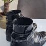 LK BENNETT black Hi-shine studded ankle boots Sz 40 (Fit 7UK)  - Rrp 229 (New) Image 6