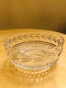 Old Waterford Crystal Fruit Bowl