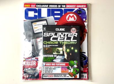Cube No.43 - Nintendo GameCube Magazine - with Splinter Cell DVD