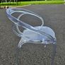 Clear Transparent Italian Designer Chair Image 2