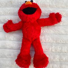 Elmo Plush Soft Toy Sesame Street approx. 8" Red Furry Used Please see photos
