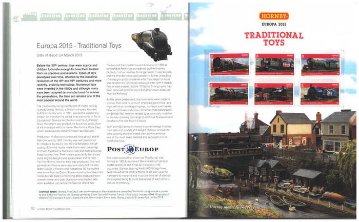 2015 Jersey Stamp Year Book (hardback) issued by Jersey Post includes 28 images of contents