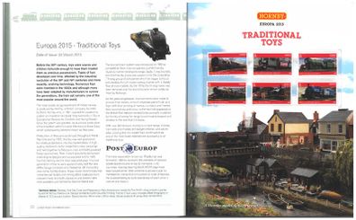 2015 Jersey Stamp Year Book (hardback) issued by Jersey Post includes 28 images of contents