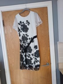 Per Una Sleevless  Linen  Dress. S. 14. New. Clearance  Sale.