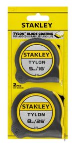 STA998985 Tylon Pocket Tapes 5m/16ft + 8m/26ft (Twin Pack)