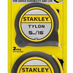 STA998985 Tylon Pocket Tapes 5m/16ft + 8m/26ft (Twin Pack)