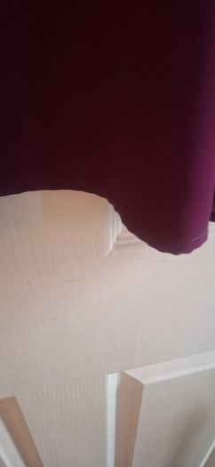 Womens Designer Bow Tie Purple  Blouse.