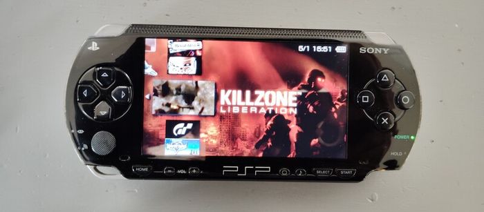 Psp 1004 MODDED 64gb 40 psp games on unit Original Battery