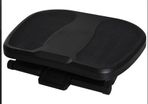 Adjustable Under-Desk Footrest Height Angle-Tilt Anti-Slip Compact Health Black