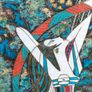 Mongol Princess Warrior Oil on Silk Image 5