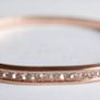 Vintage Gold Plated Sparkly Prong Set Crystal Bangle Bracelet Image 6