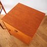 Mid Century Teak Single Bedside Locker / Cabinet 1960s Vintage Retro Image 6
