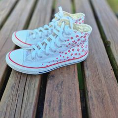 Converse Red Star High Top Trainers, Size UK5, EU38, AV