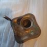 Vintage Solid Brass Chamber Candlestick Holder Image 2
