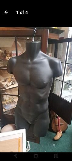 Male Hollow Back Torso Mannequin