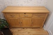 solid oak side board