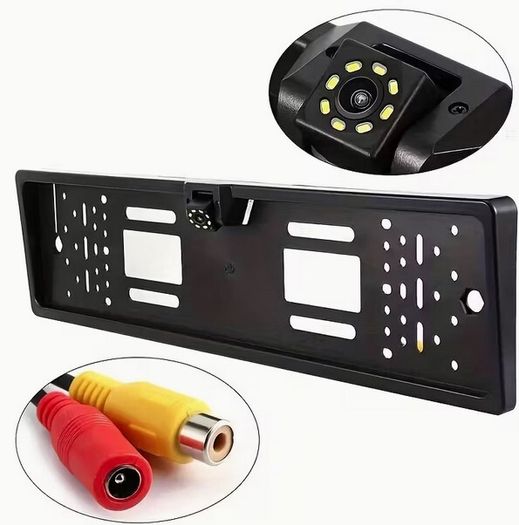 Registration Plate Frame with 12V Rear View Camera