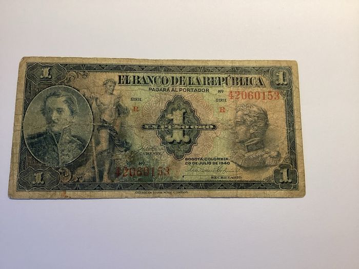 Banknotes Colombia