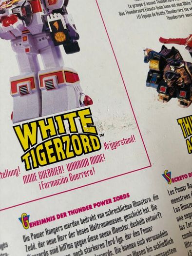 Power Rangers Tigerzord 1993 with box