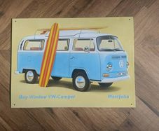 VW Camper metal sign