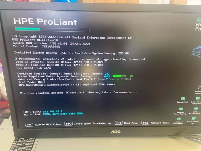 Hp proliant dl380 g10 server