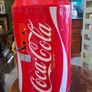 Vintage Retro coca cola can mini fridge Image 4