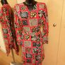 Women's Dress Red Leopard Tile Print 14 Image 3