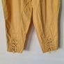 VINTAGE 1990s 1980s French Connection regency cotton trousers Bridgerton S Made in India Image 4