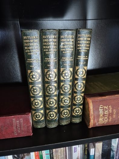 Unique Find. Butler's Lives of the Saints- complete 4 volume set 1928