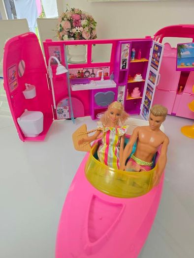 Barbie Camper + Boat + Slide Bundle
