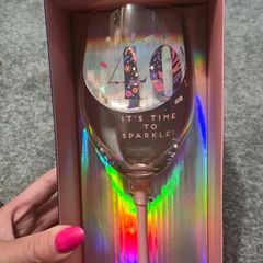 wine glass  writing age 40