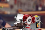370W Circular Saw Blade Grinder Sharpener 5Inch Wheel Rotary Angle Mill Grinding for Carbide Tipped Saw Wood-Based Panel