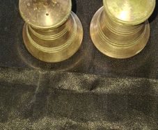 Old Silver plated Salt and Pepper Cruet Set, postage available or collection