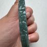 Bluewater Jadeite Type A Flower Carving bangle Image 2