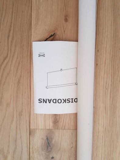 Beige black-out roller blind