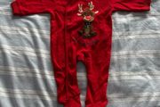 Christmas reindeer babygrow - New