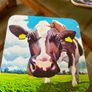 Tipperary Crystal Eoin O Connor Set Of 6 Cow Coasters Image 3
