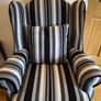 Queen Ann Chair and Footstool Image 2
