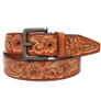 Premium Embossed Genuine Leather Belt Stylish Vintage Designer Belt Durable Formal & Casual Waist Belt Image 8