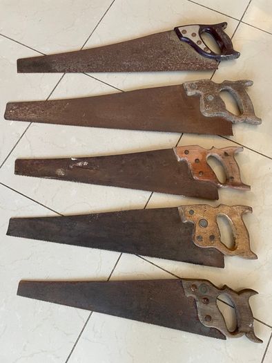Vintage Saws JOB LOT, Good Wexford Provenance