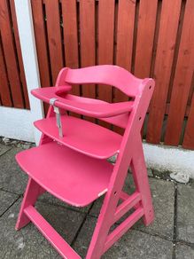 Pink high chair