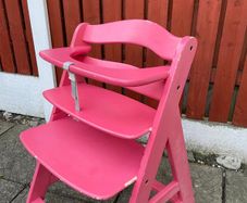 Pink high chair
