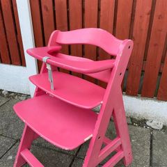 Pink high chair