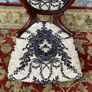Antique Victorian Walnut bedroom Chair. Image 4